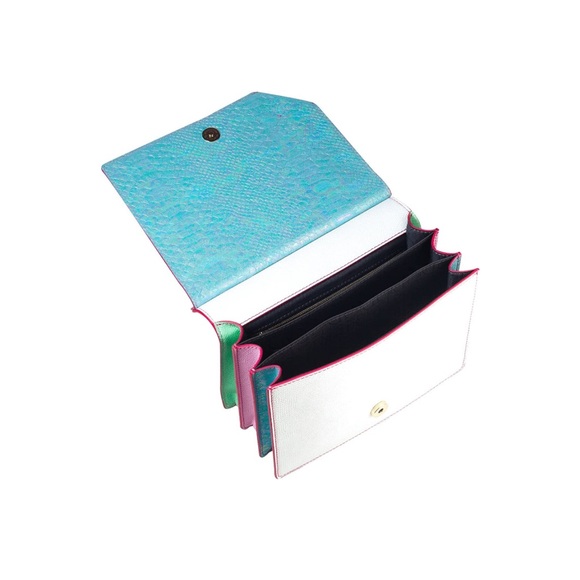 Disney Little Mermaid x Danielle Nicole Ariel Magazine Crossbody Bag Multicolor - Picture 4 of 5